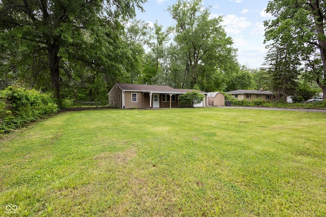 5422 Orange St, Indianapolis, IN 46203 - view of grassy yard