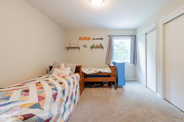 6799 Lakeshore Dr, Avon, IN 46123 - carpeted bedroom featuring multiple closets