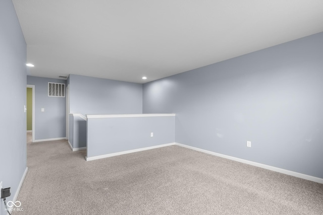 2502 Creekland Dr, Columbus, IN 47201 - carpeted empty room featuring recessed lighting and baseboards