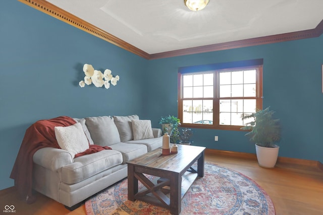 545 Walnut Woods Dr, Greenwood, IN 46142 - living area featuring wood finished floors and baseboards