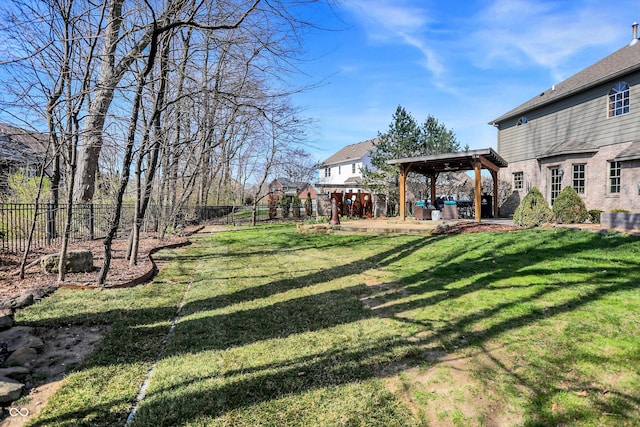 545 Walnut Woods Dr, Greenwood, IN 46142 - view of yard featuring a patio
