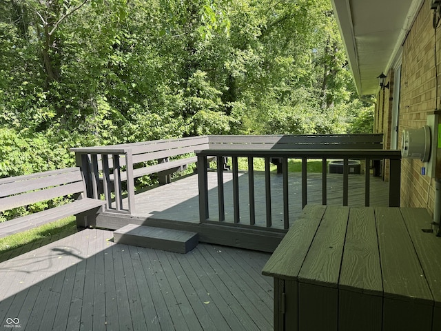 10328 Central Ave, Carmel, IN 46280 - view of wooden terrace