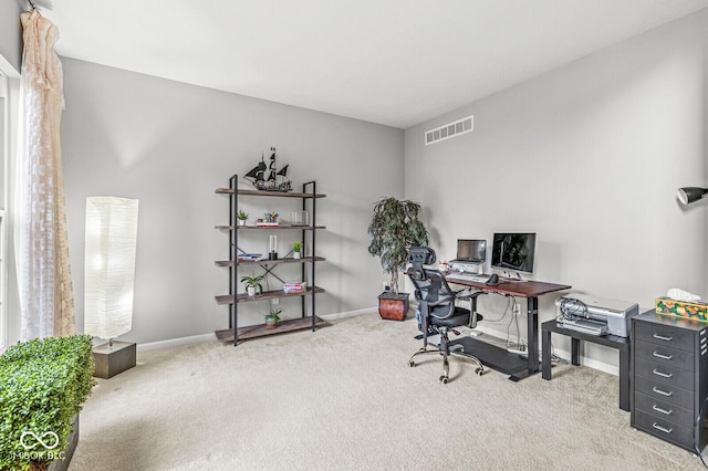 14353 Chariots Whisper Dr, Carmel, IN 46074 - home office with carpet and baseboards