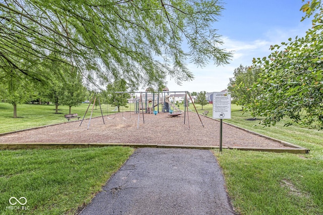 14353 Chariots Whisper Dr, Carmel, IN 46074 - communal playground with a lawn