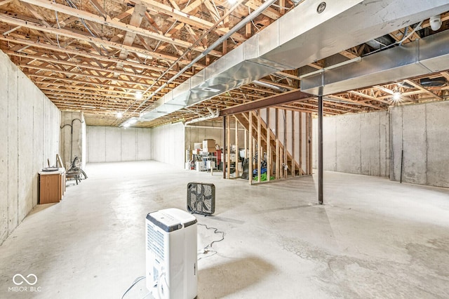14353 Chariots Whisper Dr, Carmel, IN 46074 - view of unfinished below grade area