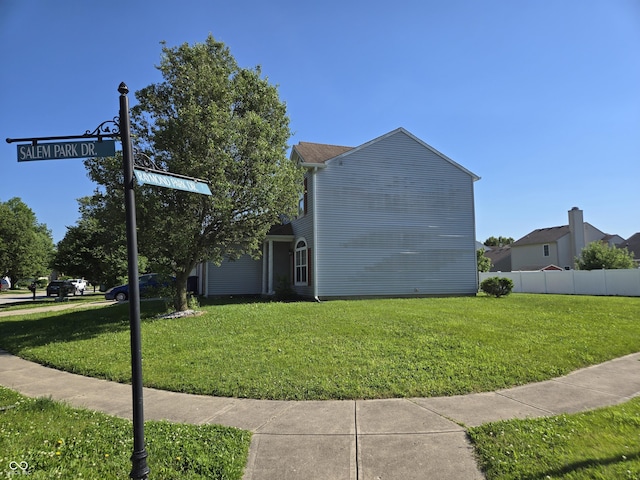 2248 Salem Park Dr, Indianapolis, IN 46239 - view of side of home