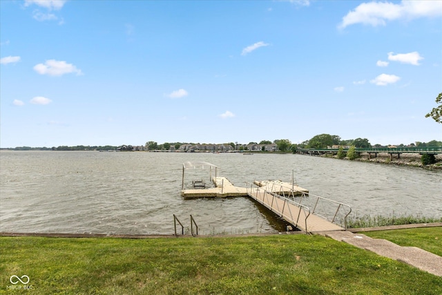 101 Edgewater Dr, Noblesville, IN 46062 - dock area featuring a water view
