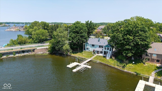 101 Edgewater Dr, Noblesville, IN 46062 - drone / aerial view of a nearby body of water