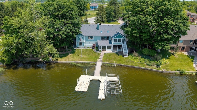 101 Edgewater Dr, Noblesville, IN 46062 - view of subject property featuring a nearby body of water