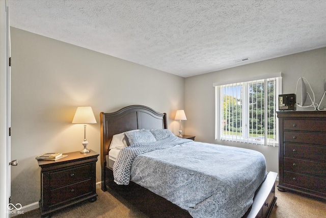 101 Edgewater Dr, Noblesville, IN 46062 - bedroom featuring carpet flooring and a textured ceiling