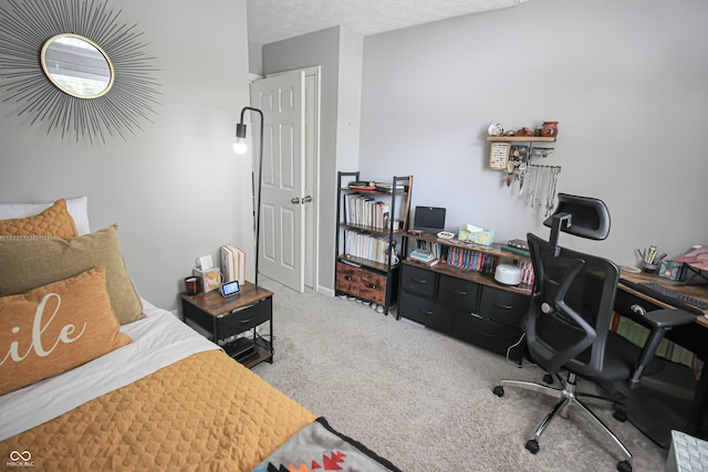 9774 Foxboro Ln, Fishers, IN 46038 - bedroom with an office area and carpet