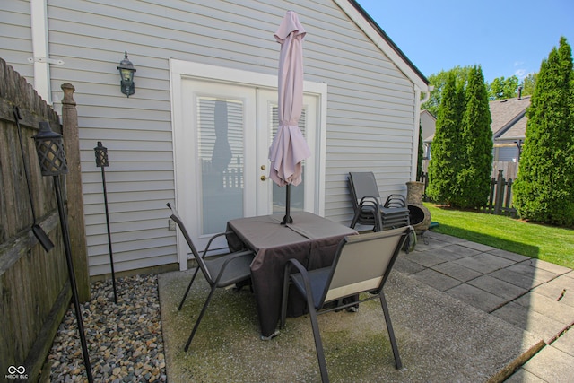 9774 Foxboro Ln, Fishers, IN 46038 - view of patio / terrace with outdoor dining area