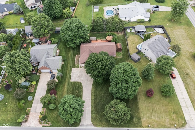 7426 N Carroll Rd, Indianapolis, IN 46236 - aerial view of property's location with nearby suburban area