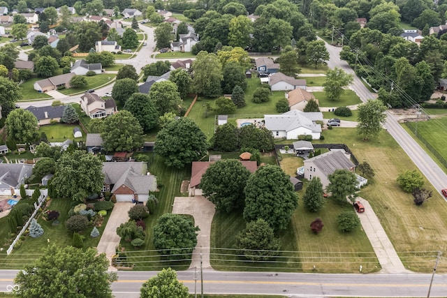7426 N Carroll Rd, Indianapolis, IN 46236 - aerial view of residential area