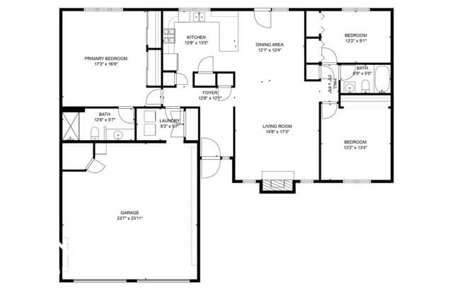 7426 N Carroll Rd, Indianapolis, IN 46236 - view of room layout