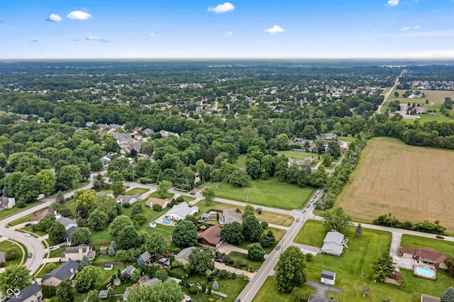 7426 N Carroll Rd, Indianapolis, IN 46236 - aerial view of property and surrounding area