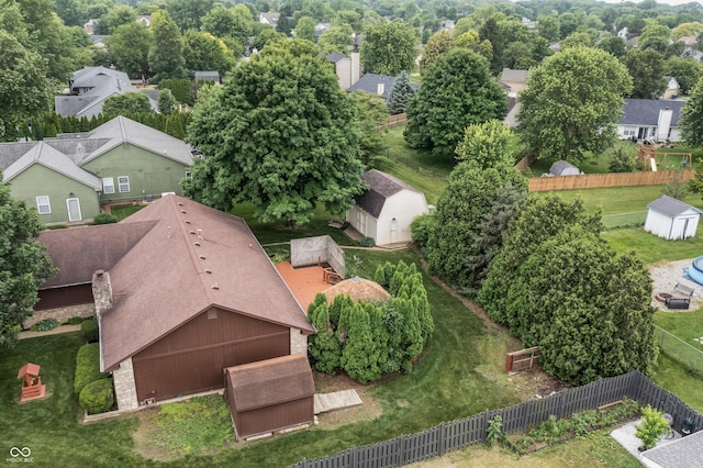 7426 N Carroll Rd, Indianapolis, IN 46236 - aerial perspective of suburban area