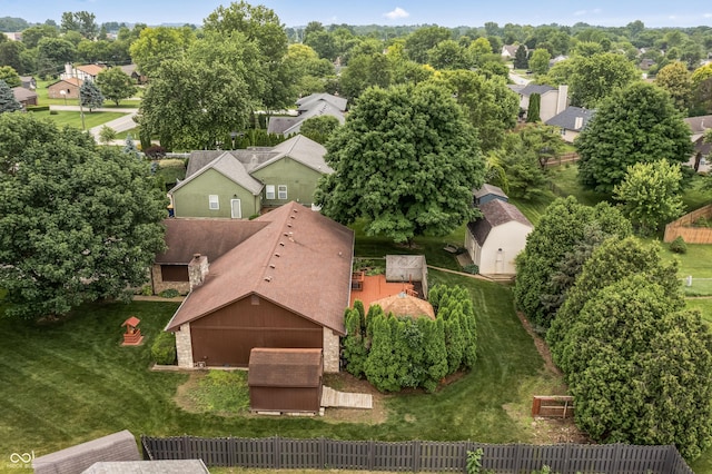 7426 N Carroll Rd, Indianapolis, IN 46236 - aerial perspective of suburban area