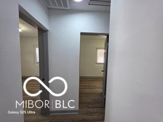 2421 N Arsenal Ave, Indianapolis, IN 46218 - hallway featuring wood finished floors