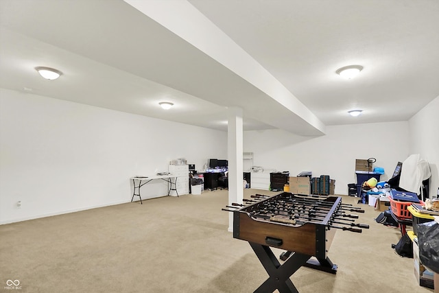 14492 Allison Dr, Carmel, IN 46033 - recreation room with carpet flooring and baseboards