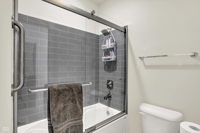 14492 Allison Dr, Carmel, IN 46033 - full bathroom with toilet and combined bath / shower with glass door