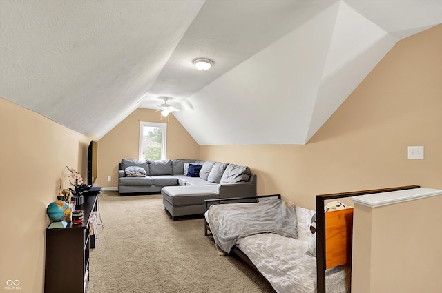 14492 Allison Dr, Carmel, IN 46033 - carpeted living area with vaulted ceiling and baseboards