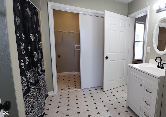 709 N Sterling Ave, Veedersburg, IN 47987 - full bathroom featuring tile patterned floors and vanity
