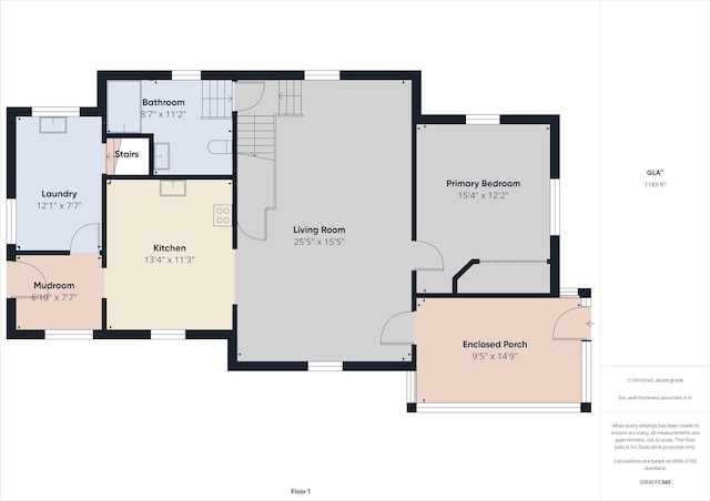 907 S A St, Elwood, IN 46036 - home floor plan