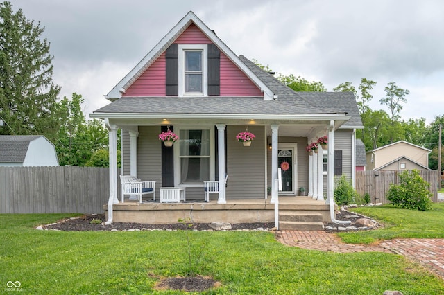 3360 Main St, Plainfield, IN 46168 - bungalow-style house featuring covered porch and a shingled roof