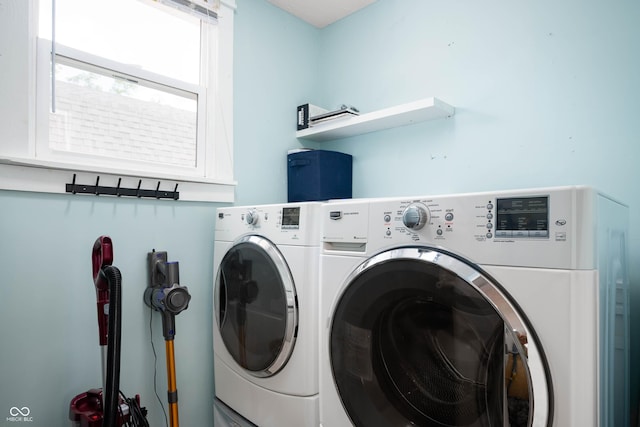 3360 Main St, Plainfield, IN 46168 - washroom with separate washer and dryer
