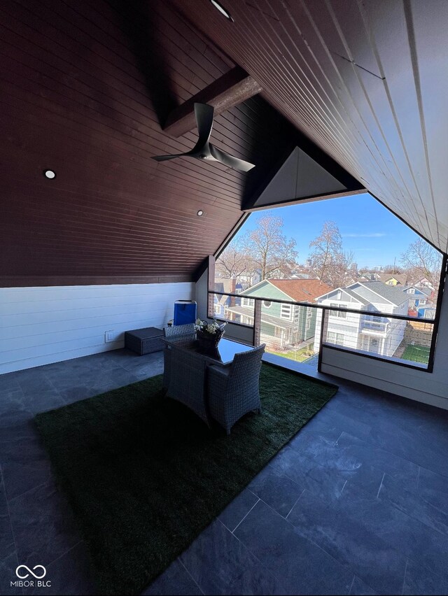 811 E Minnesota St, Indianapolis, IN 46203 - view of patio / terrace with ceiling fan