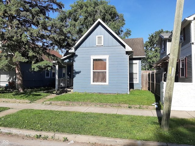 764 Haugh St, Indianapolis, IN 46222 - bungalow-style home with board and batten siding and a shingled roof