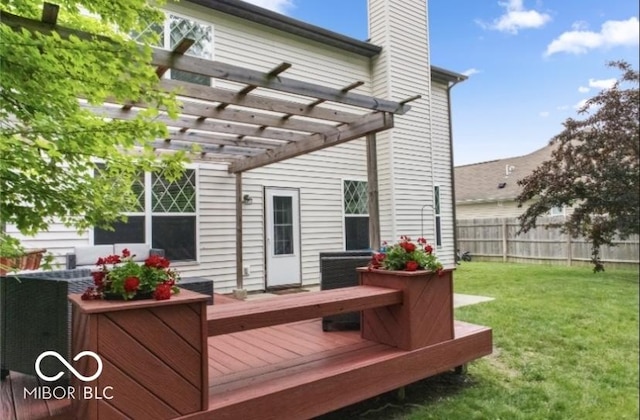 4689 Muscatine Way, Westfield, IN 46062 - wooden terrace featuring a pergola