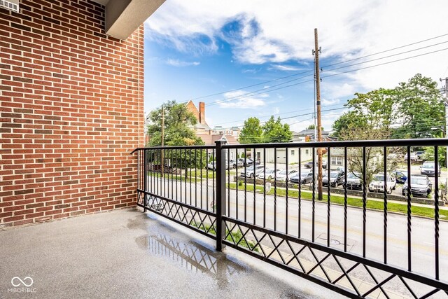 435 Virginia Ave Unit 106, Indianapolis, IN 46203 - view of balcony