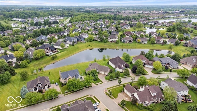 14711 Macduff Dr, Noblesville, IN 46062 - aerial view of residential area with a nearby body of water