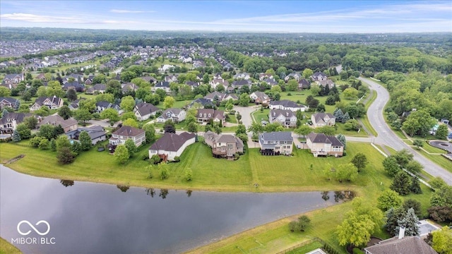 14711 Macduff Dr, Noblesville, IN 46062 - aerial perspective of suburban area with a nearby body of water