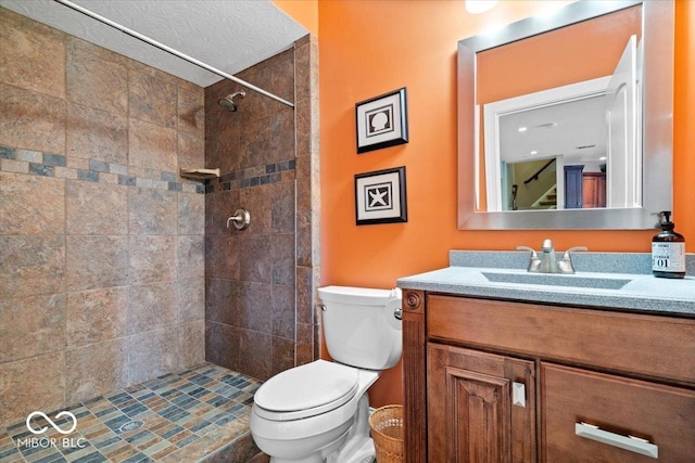 14711 Macduff Dr, Noblesville, IN 46062 - full bath with toilet, vanity, and tiled shower