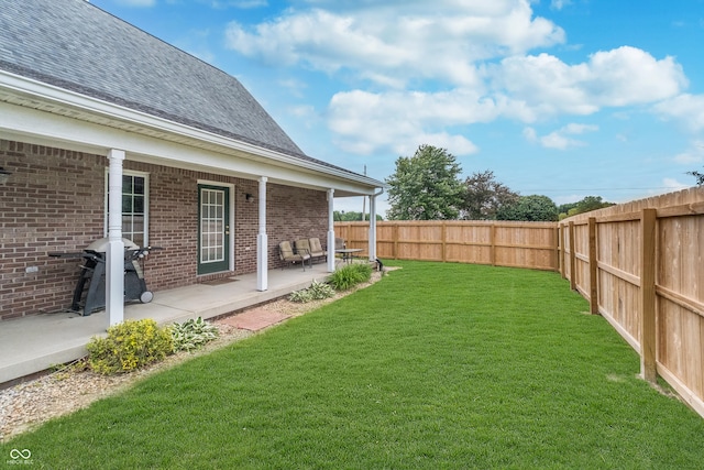 4399 Summerhaven Dr, New Palestine, IN 46163 - view of yard featuring a patio area