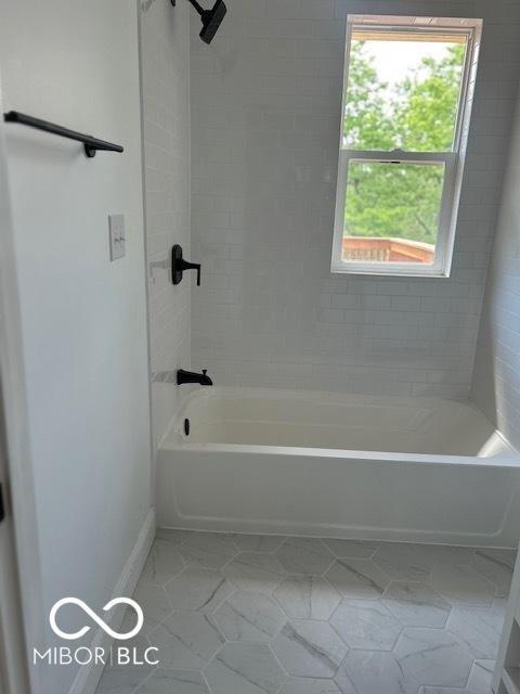 2936 Guilford Ave, Indianapolis, IN 46205 - full bath with bathtub / shower combination and tile patterned floors