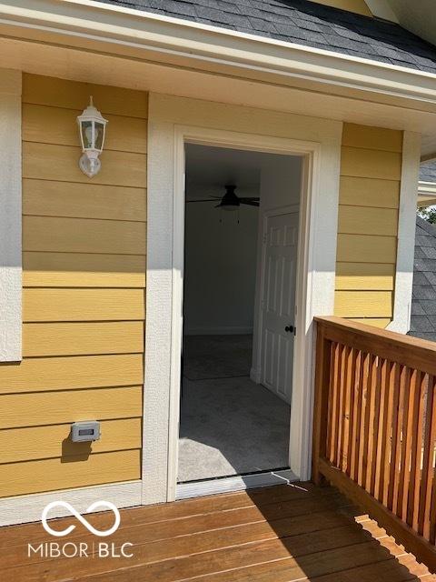 2936 Guilford Ave, Indianapolis, IN 46205 - property entrance featuring roof with shingles