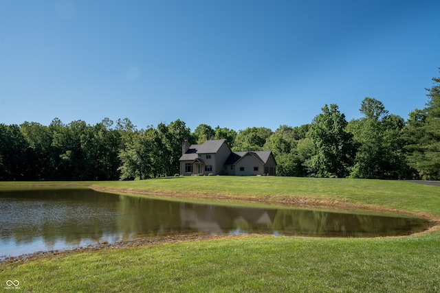 11875 W 700 S, Columbus, IN 47201 - water view with a heavily wooded area