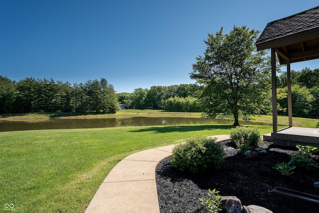 11875 W 700 S, Columbus, IN 47201 - view of green lawn featuring a water view