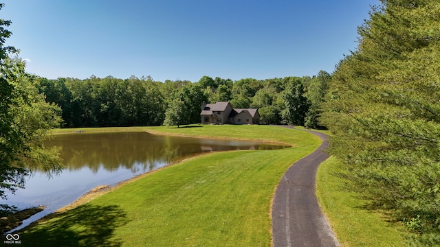 11875 W 700 S, Columbus, IN 47201 - water view featuring a forest