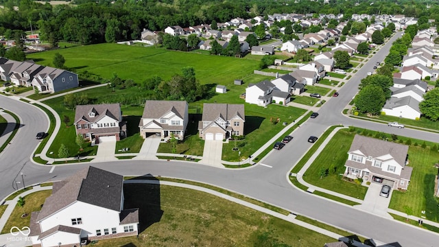 9717 Chuckwalla Pl, Fishers, IN 46040 - aerial overview of property's location featuring nearby suburban area