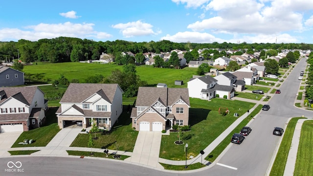 9717 Chuckwalla Pl, Fishers, IN 46040 - aerial perspective of suburban area