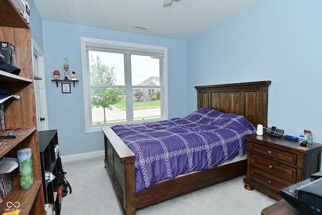 2330 Oak Dr, Clayton, IN 46118 - bedroom with light carpet and baseboards