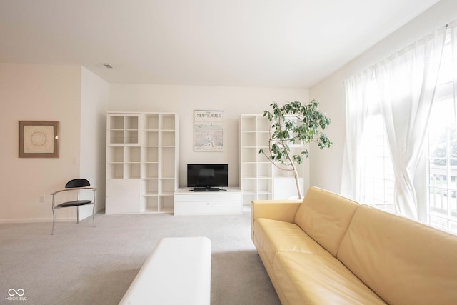 9117 Thoreau Ct, Fishers, IN 46037 - living area featuring carpet flooring and baseboards