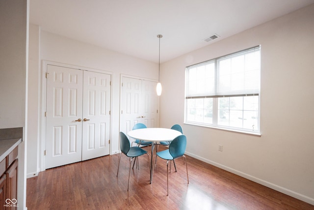 9117 Thoreau Ct, Fishers, IN 46037 - dining space with wood finished floors and baseboards