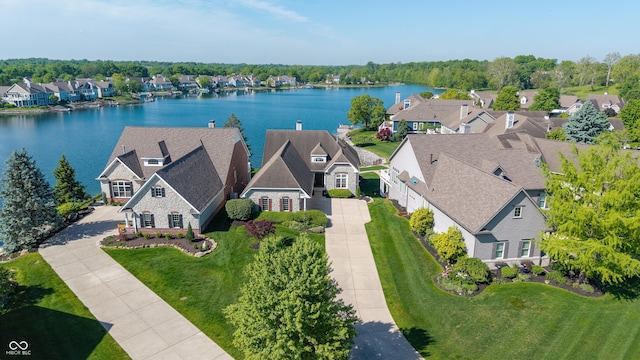 11065 Spice Ln, Fishers, IN 46037 - aerial view of residential area featuring a nearby body of water