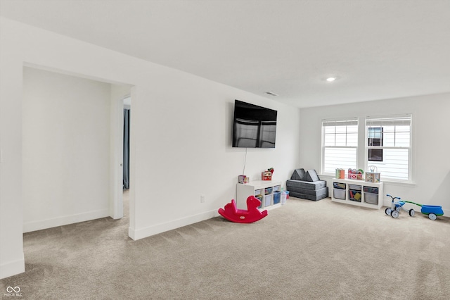 1364 Chatham Hills Blvd, Westfield, IN 46074 - rec room with carpet and baseboards